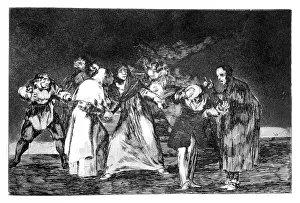 Metaphor: The exhortations Artist: Francisco Goya