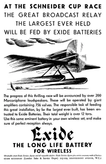 Exide: Exide Aircraft Batteries 1929