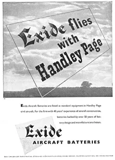 Exide: Exide Aircraft Batteries 1949