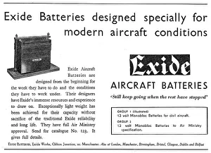 Exide: Exide Aircraft Batteries