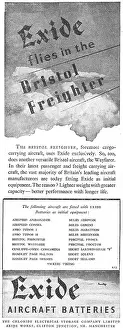 Accumulators: Exide Aircraft Batteries & Accumulators
