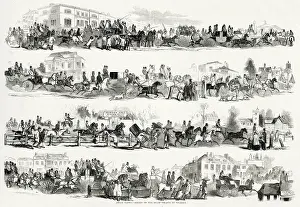 Morden: Exodus: The Epsom Derby by Gilbert, 1845