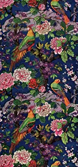 Bold: Exotic birds amongst flowers