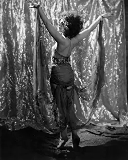 Shimmering: Exotic female dancer