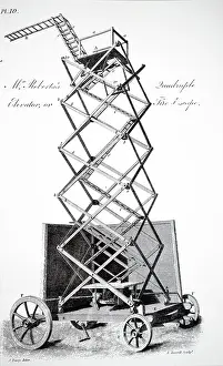 Expanding: Expanding fire escape by Thomas Roberts of Soho, London