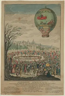 Renstrom: Experience aerostatique faite e Lyon; d'un ballon de cent pi