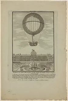 Renstrom: Experience du globe aerostatique du MM. Charles et Robert, a