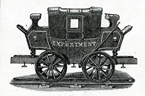 1825: Experiment - first railway passenger coach