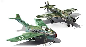 Warplane: Two experimental fighters designed by Germany