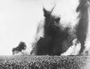 Mine exploding 1917