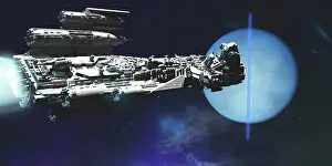 Orbit: A exploratory spaceship from Earth comes to investigate the