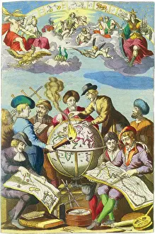 Charting: Explorers Mapping Globe