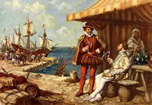 Dockside: Explorers on Shore