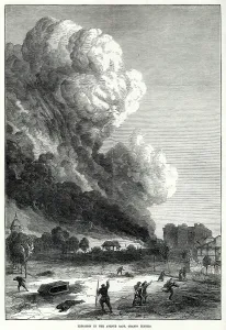 Lifeless: Explosion in the Avenue Rapp; Paris Commune 1871