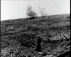 Erupting: An Explosion Erupting on the Western Front