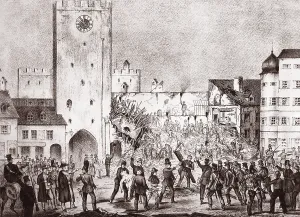 Sendlinger: Explosion of the Powder Tower in Munich