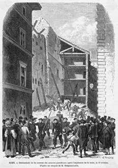 Explodes: EXPLOSION AT ROME