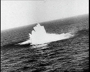 Charges: An Explosion in the Sea From Depth Charges
