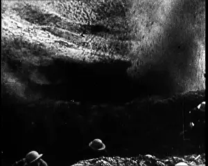 Explosions: Explosions Hitting the Ground on the Western Front