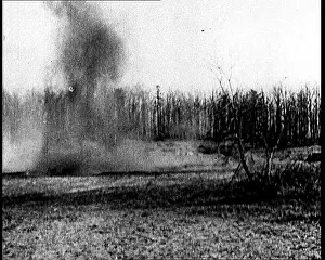 Explosions: Explosions Hitting the Ground on the Western Front