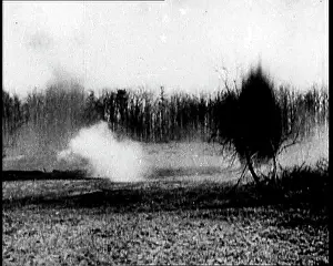 Explosions: Explosions Hitting the Ground on the Western Front