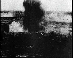 Explosions: Explosions Hitting the Ground on the Western Front