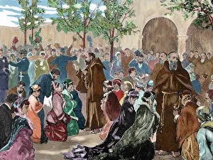 Blessed: Expulsion of the Capuchin Fathers of their Convent of the Ru