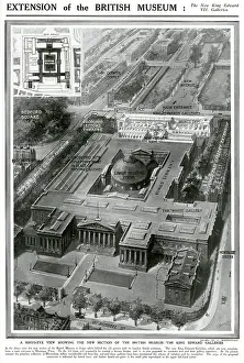 Extension of the British Museum, London