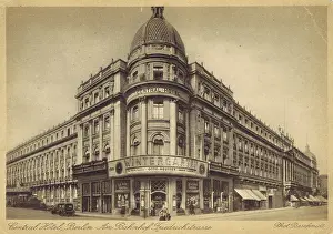 Wintergarten: The exterior faade of the Central Hotel and Wintergarten, B