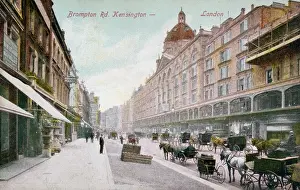 Harrods: The exterior of Harrods department store