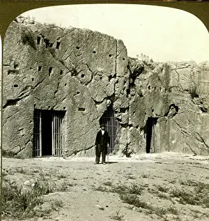 Socrates: Exterior of the Prison of Socrates, Athens