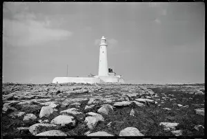 Weathervane: An exterior view of the 19th century lighthouse