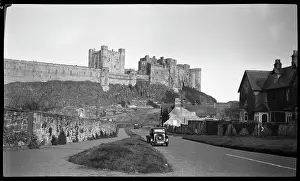 Bamburgh: Exterior view of Bamburgh Castle