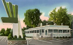 Diner: Exterior View of Ed's