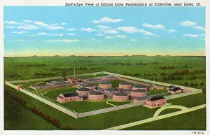 Jails: Exterior view of the Illinois State Penitentiary