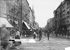Carfax: Exterior view looking down the busy street from