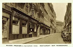 Prunier: Exterior view of Maison Prunier, Paris