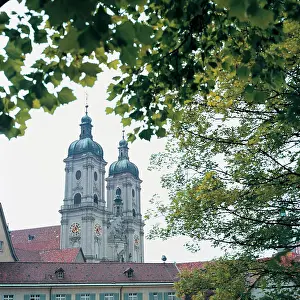 Gallen: Exterior view of the minster Saint Gallen