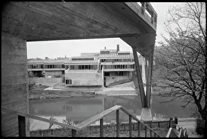 Foregroundthe: An exterior view of the river front of Dunelm