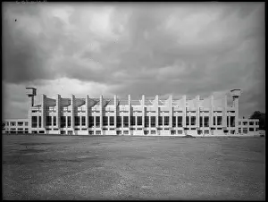Felton: Exterior view showing the side elevation of the Empire Pool