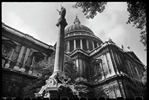 Consist: Exterior view of St Paul's Cathedral, showing