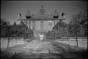 Ashlar: An exterior view of Tanfield Hall, seen from the