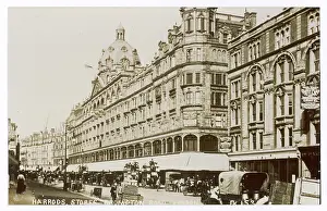 Harrods: The exteriors of the Harrods Store, Knightsbridge