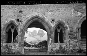 Cleeve: External view of the chapter house in Cleeve Abbey