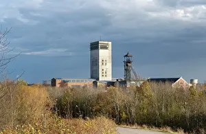 Western European: Extraction tower, Loos-en-Gohelle coal mine, Lens, France
