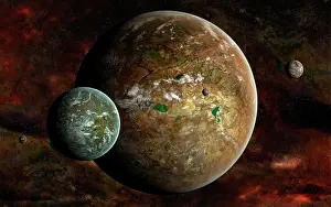 Satellites: A system of extraterrestrial planets and their moons
