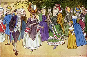 Ribbons: Extravagant 18th century costume