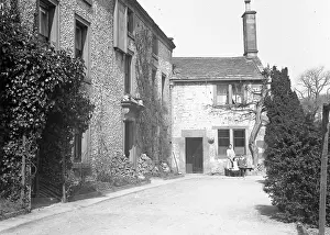 Dovedale: Eyam Ball Hotel and rocks, Dovedale