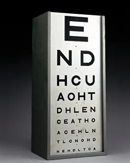 Optometry: Eye Chart to Test Eyesight