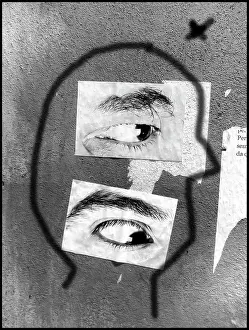 Grafitti: Eyes and grafitti Italy
